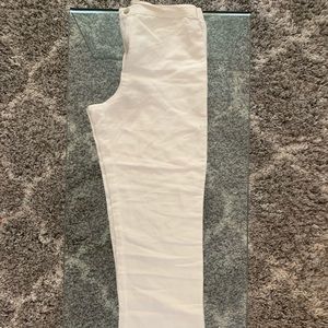 Beautiful Cream Woman Linen Pants